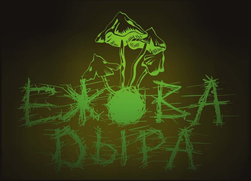 Логотип для музыкального коллектива "Ежова дыра"