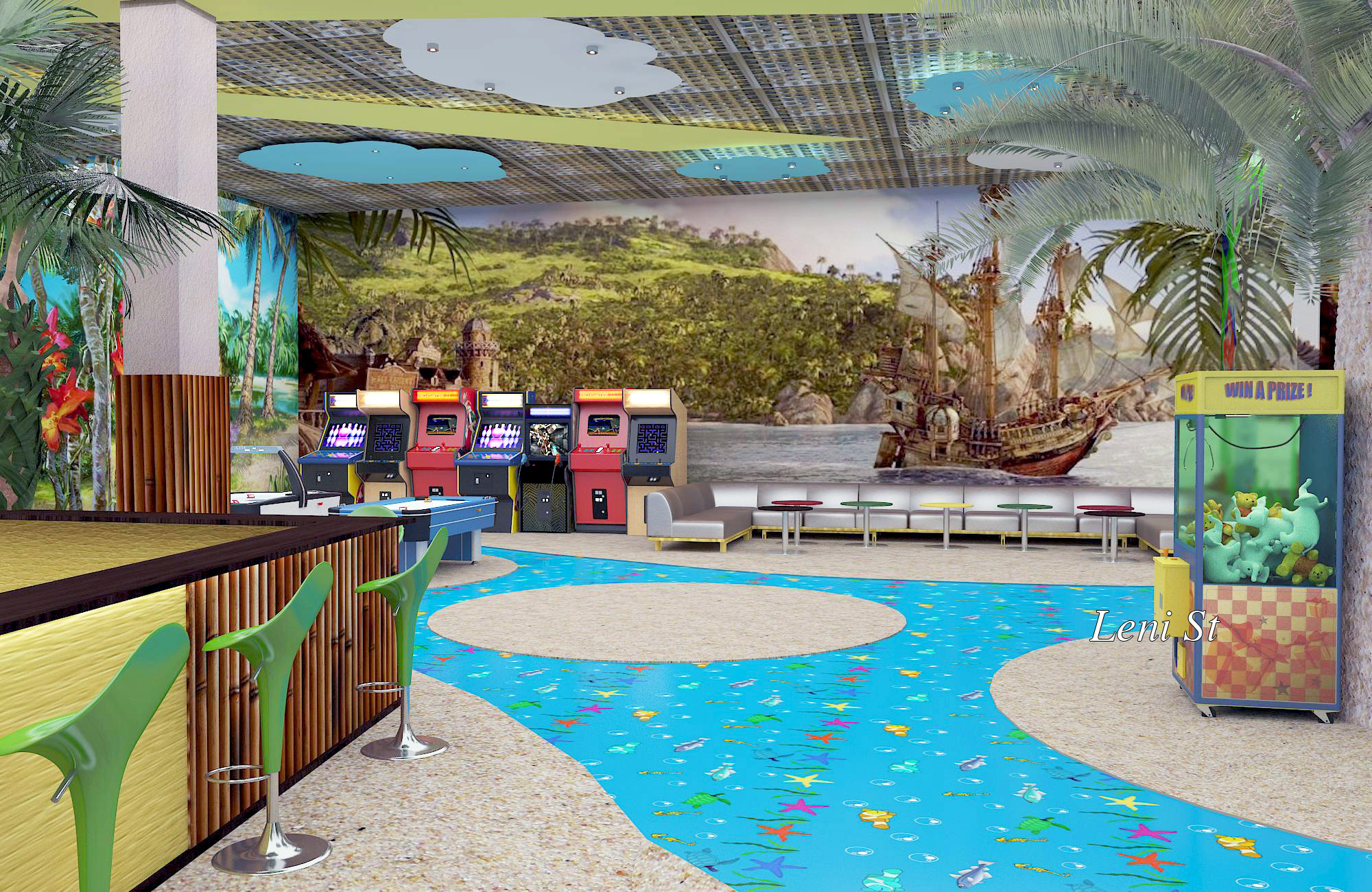 Наброски проекта детского центра г. Минск