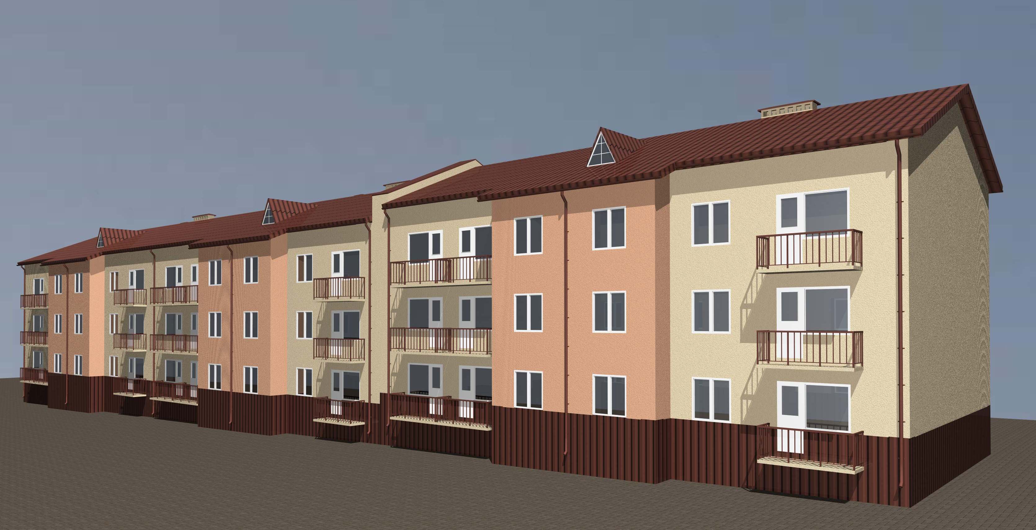 Фасад жилого дома