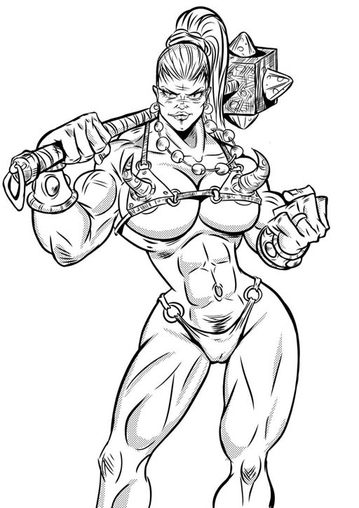 сильная женщина