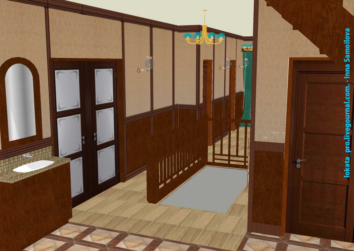 Коридор. Первомайка (коттедж)