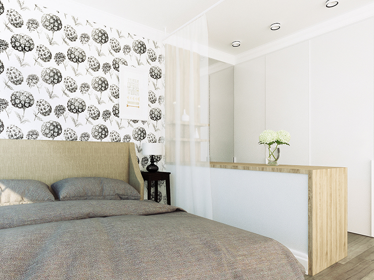 Спальня. Дизайн и визуализация