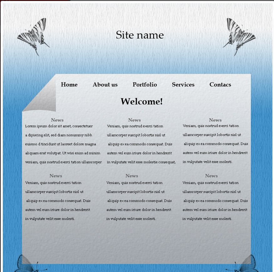 Дизайн сайта