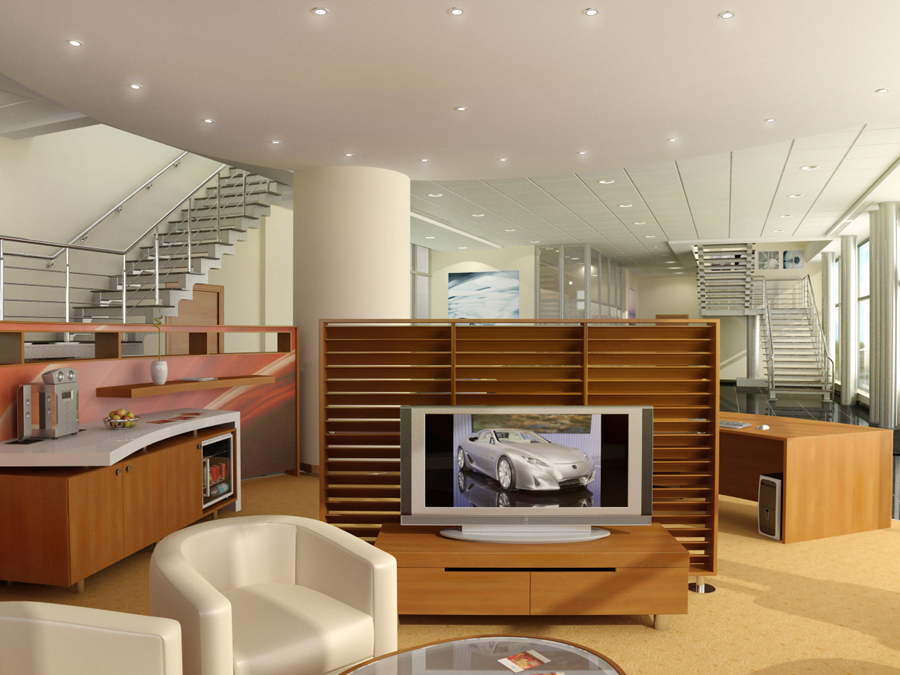 Интерьер сервисного центра "Lexus"