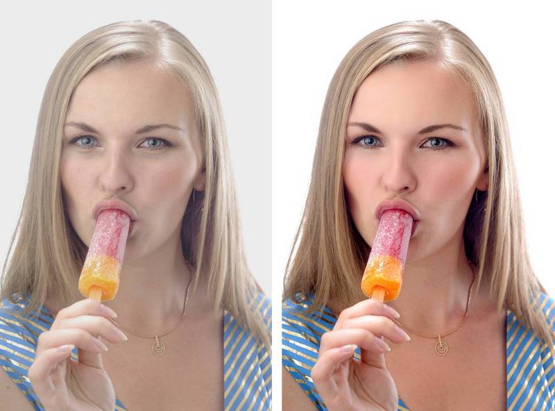 Девушка с мороженым