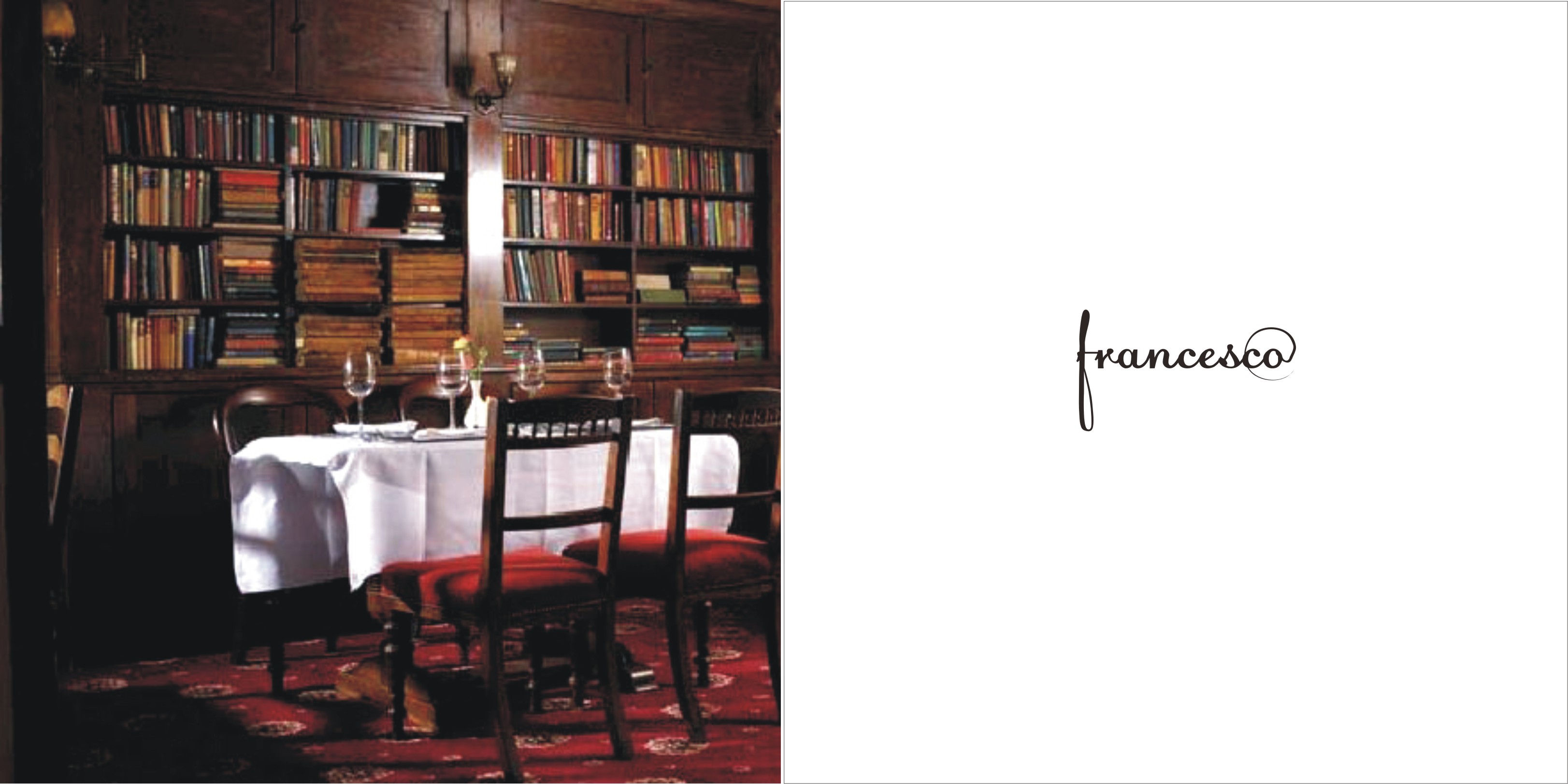 Фирменный стиль рестоорана "Francesco"