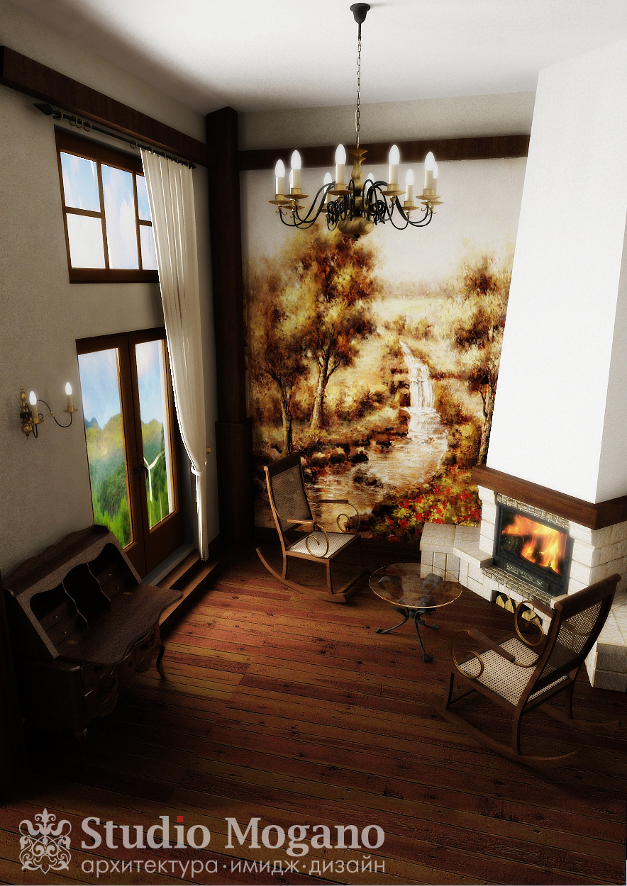 Гостиная [кантри]