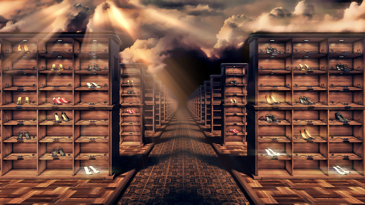 Стеллажи обуви