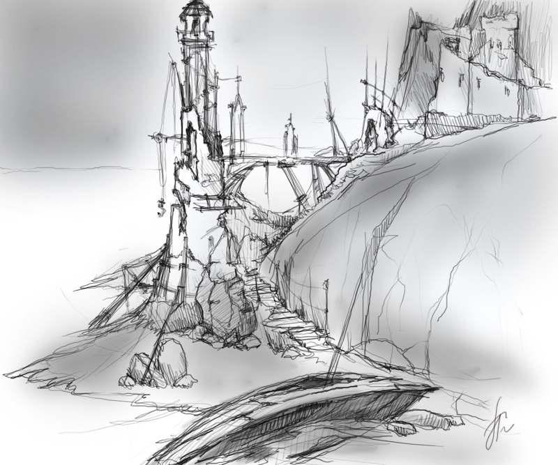 заброшенный маяк