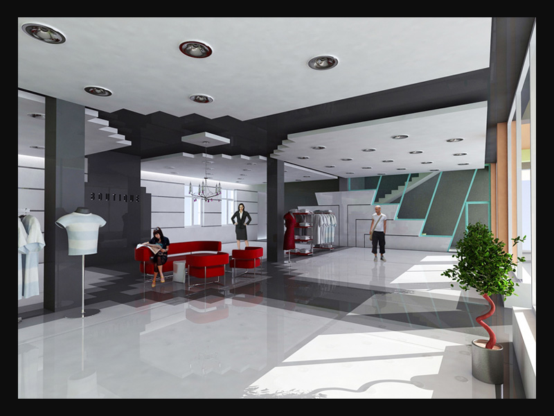 Интерьер бутика