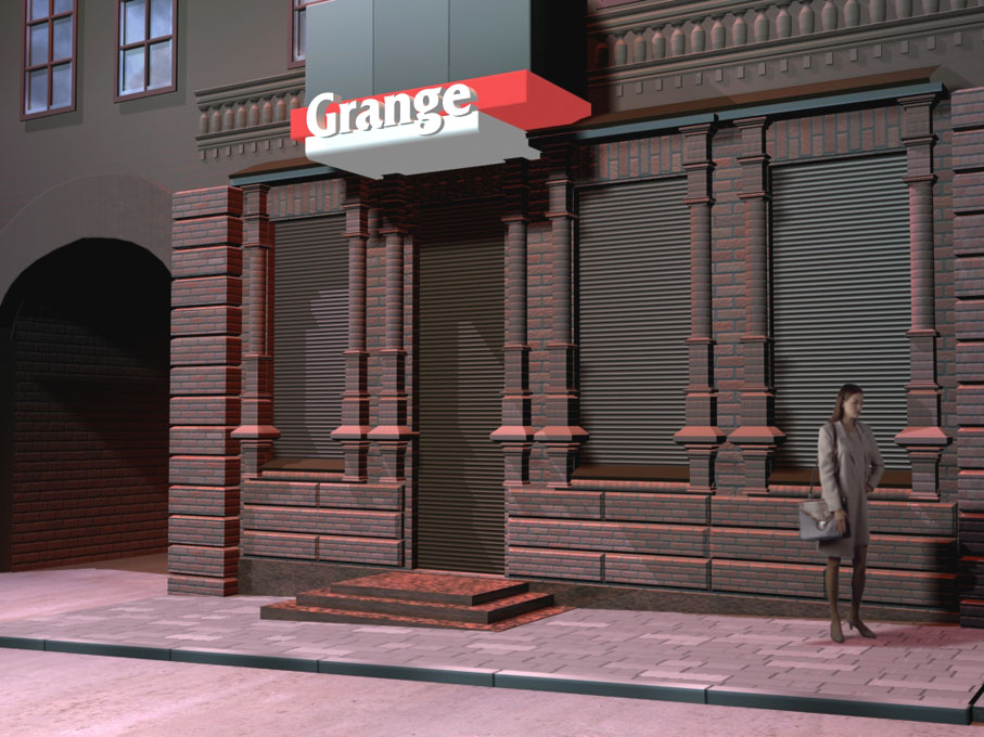 Вариант вывески "Grange"