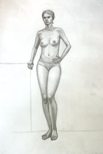 Обнаженная натурщица