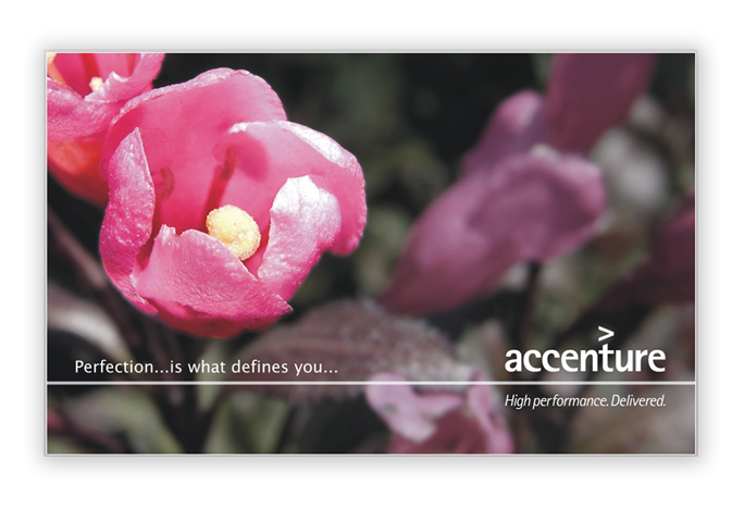 Полиграфическая продукция для "Accenture"