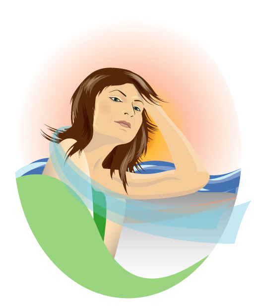 персонаж #5 "на закате"