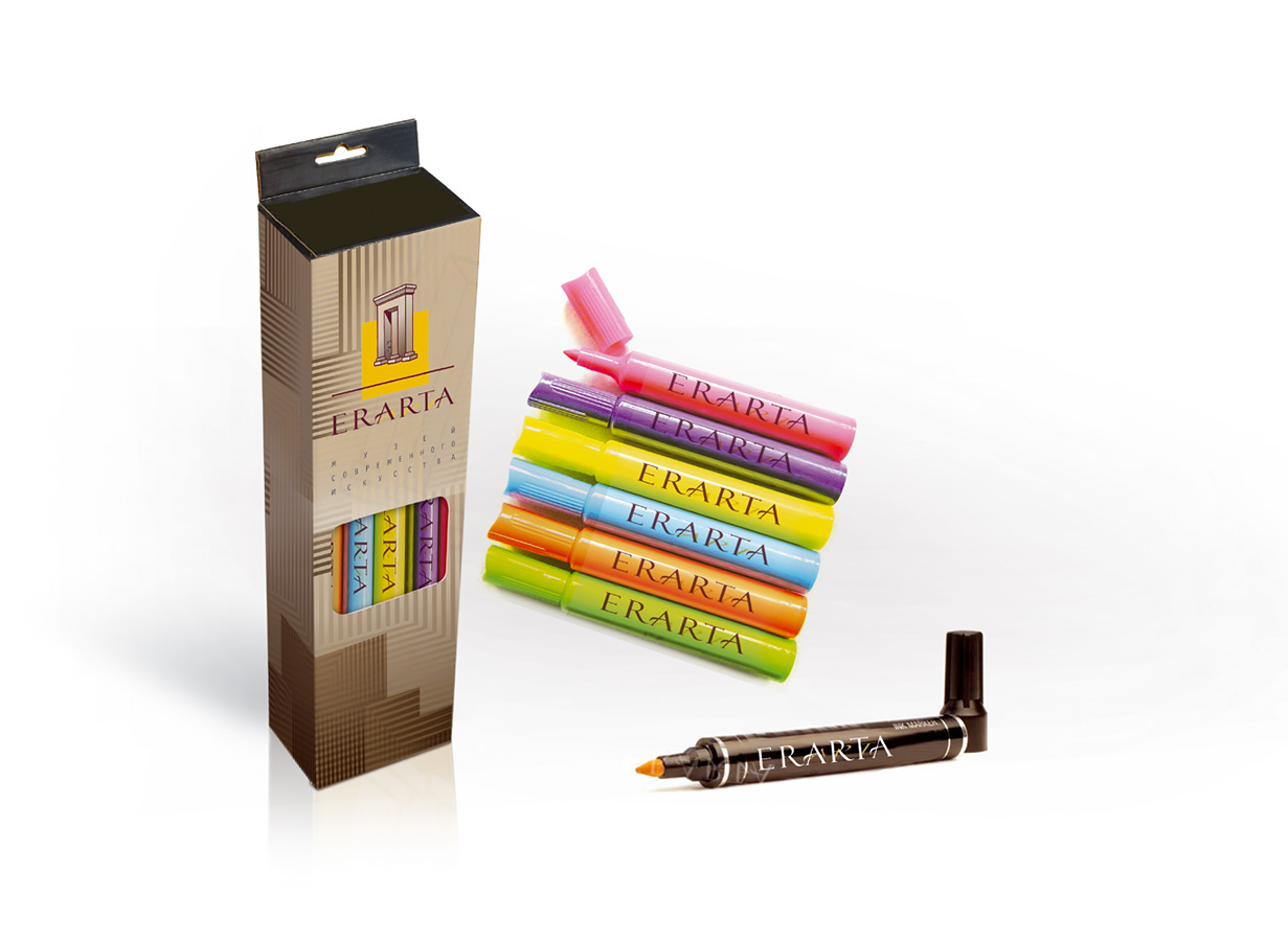 Упаковка для фломастеров (арт-бутик "Эрарта")
