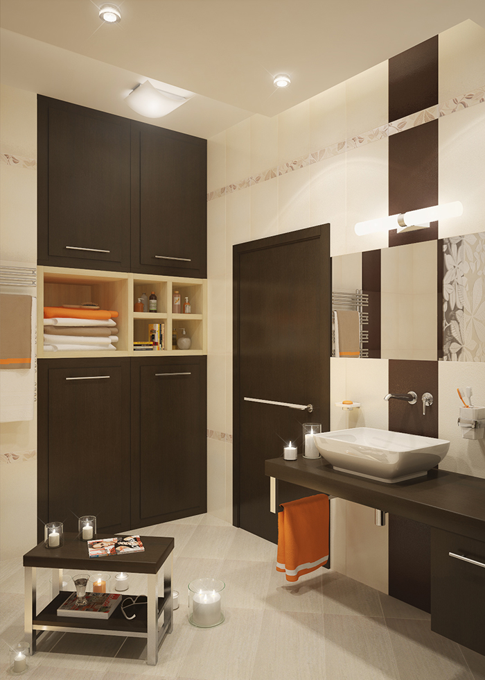 Санузел "Дождь в Альпах" 3