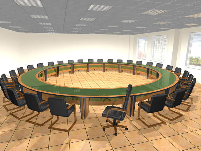 стол для переговором центральный "Сбербанк"