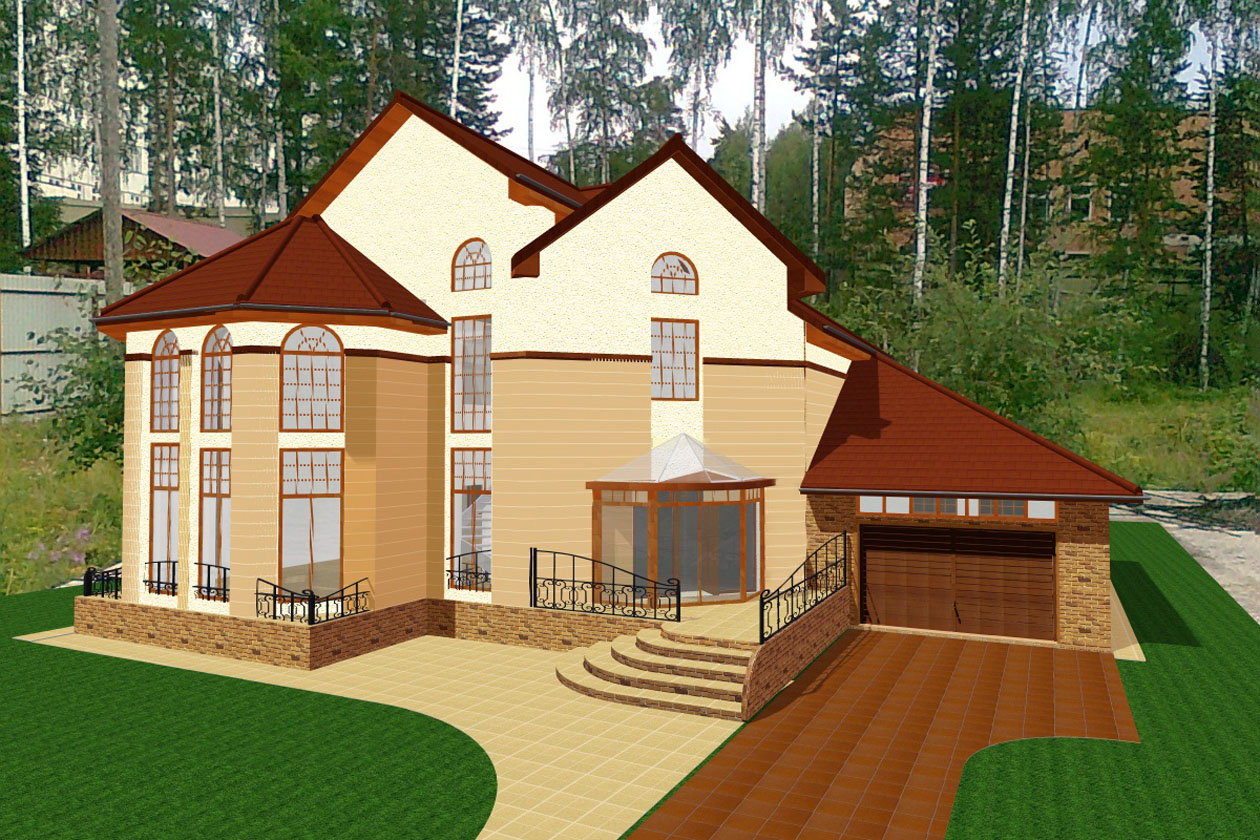 Проект коттеджа