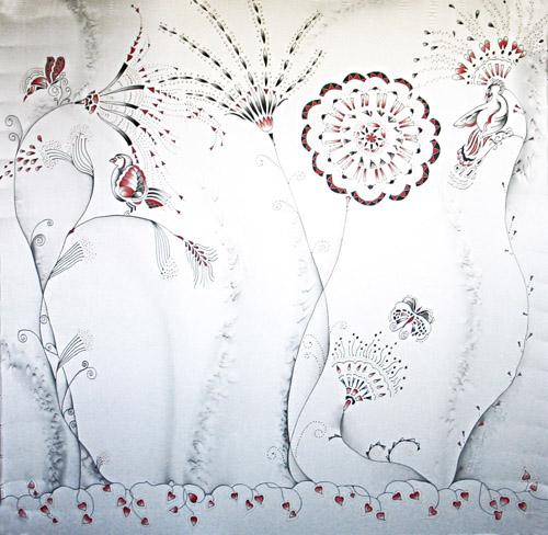 Платок "Сад"