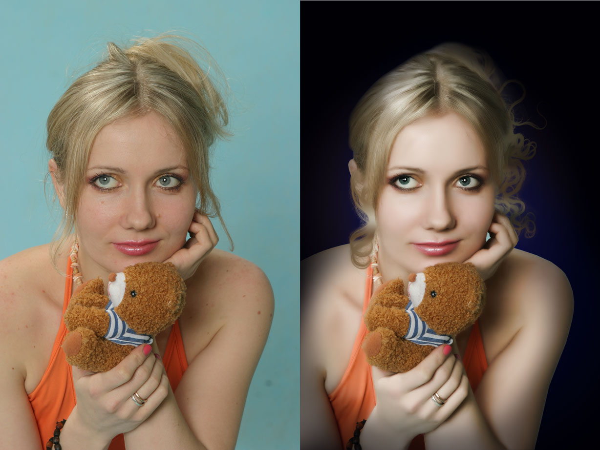 ретушь, коллаж