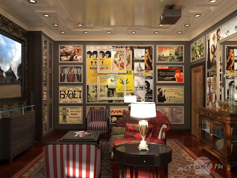 Дизайн и визуализация интерьера квартиры. Два варианта