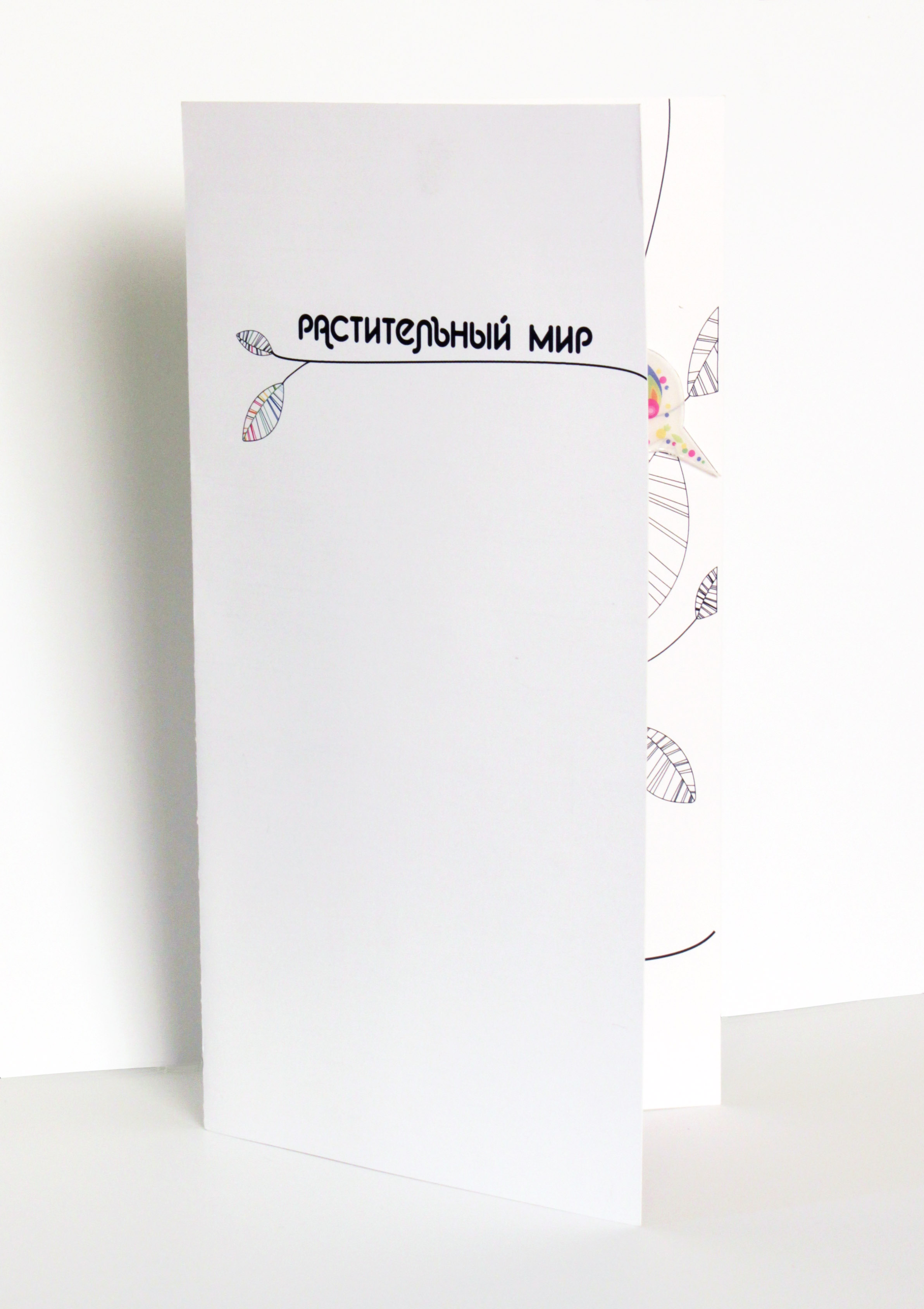 открытка для сувенирной продукции фирмы "Растительный мир"