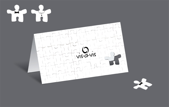 Приглосительный для брачного агенства "vis-a-vis"