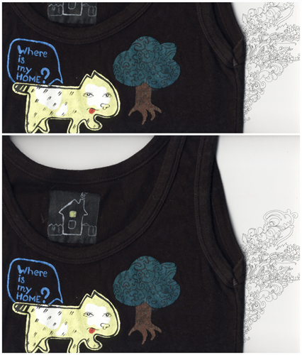 рисунок на майке