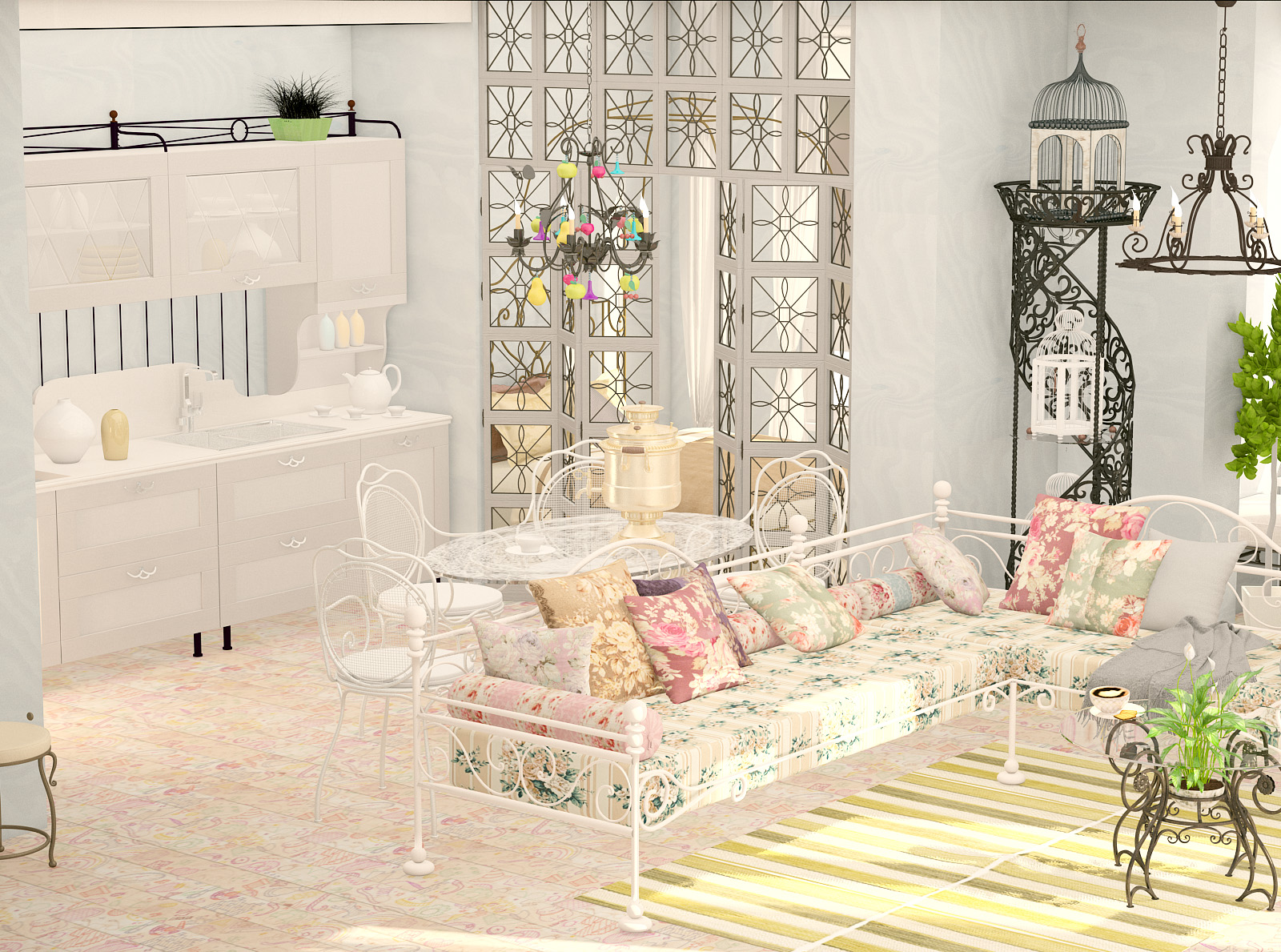 квартира с ковкой