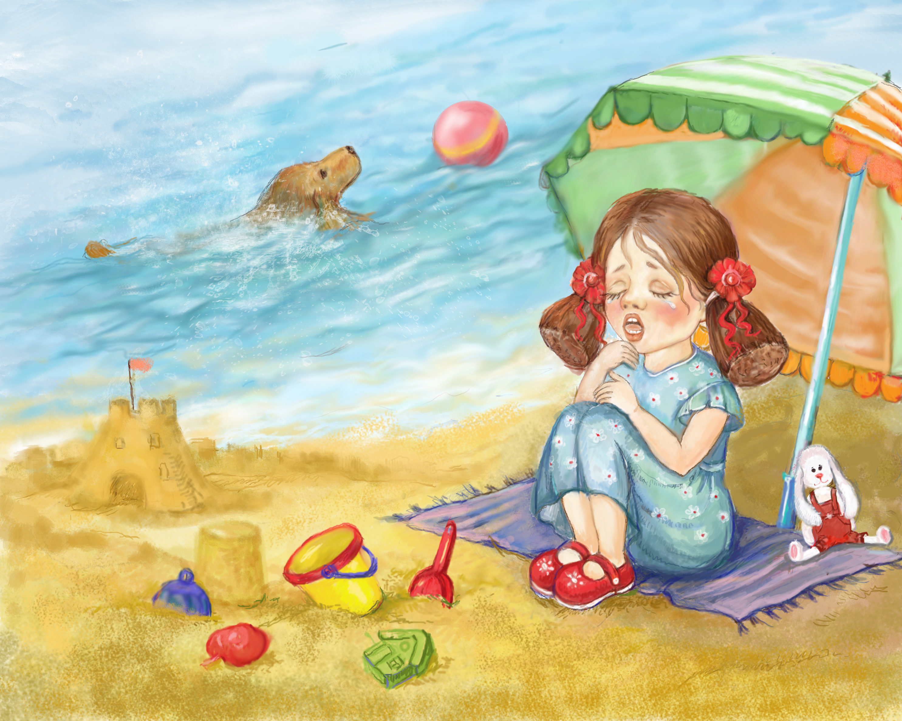 Наша Таня громко плачет...