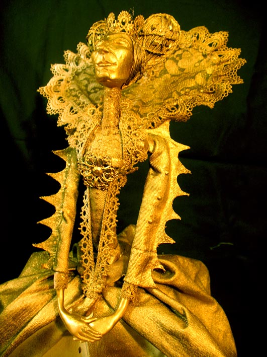 "Освещенная солнцем власти" цернит, текстиль 56см 2009г