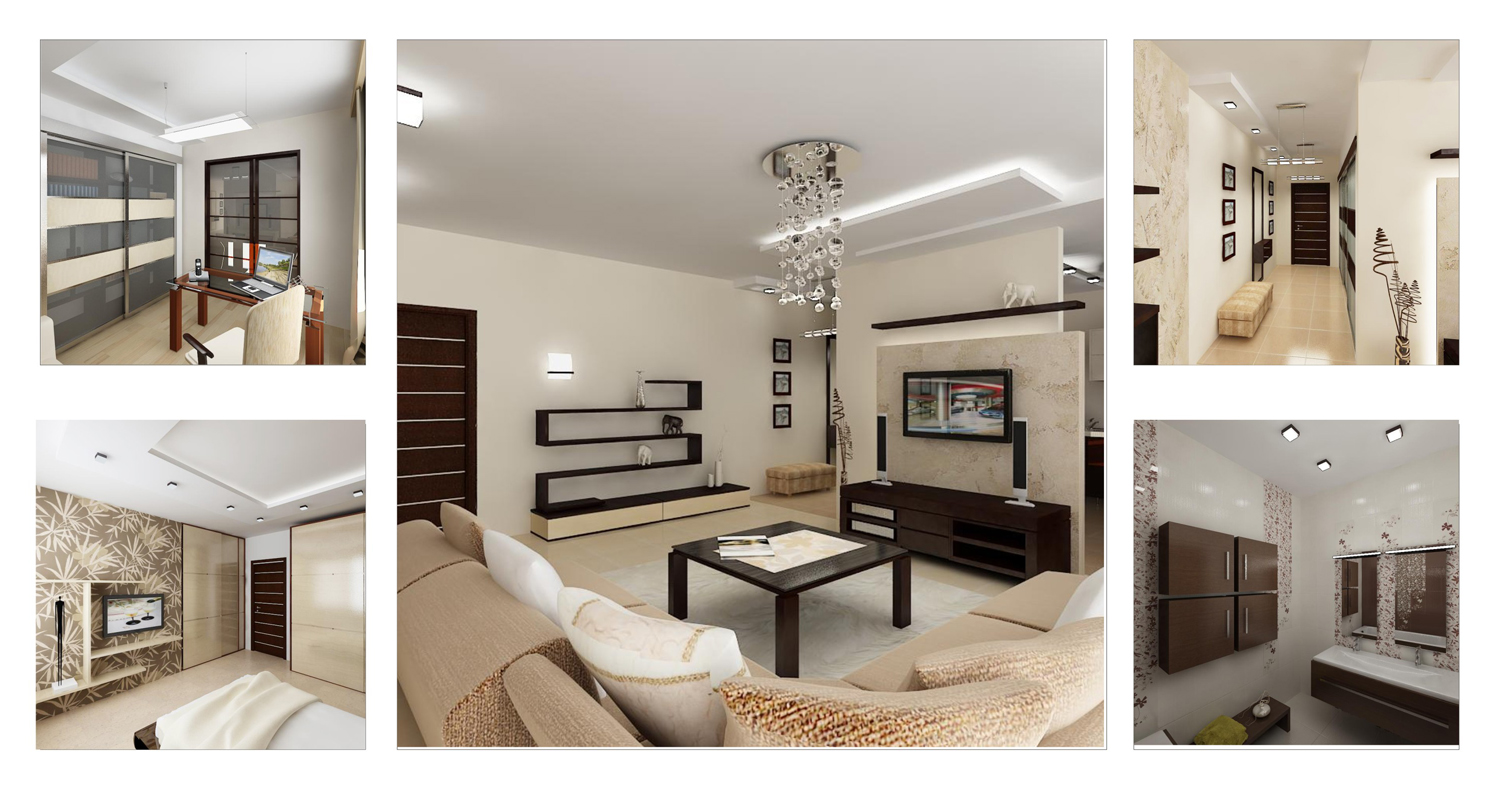 интерьер квартиры выполнен в дизайн- студии Аргентум-Арт