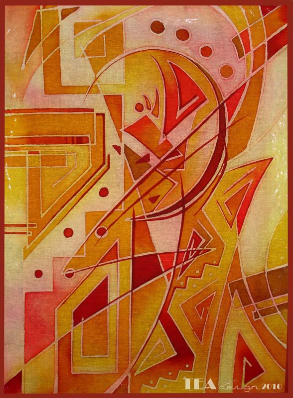 Батик "Абстракция"