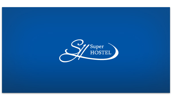 Создание логотипа "SUPERhostel"