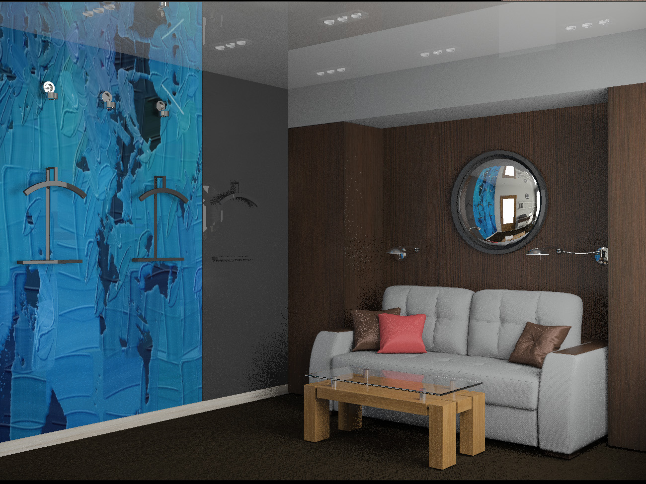 спальня-кабинет