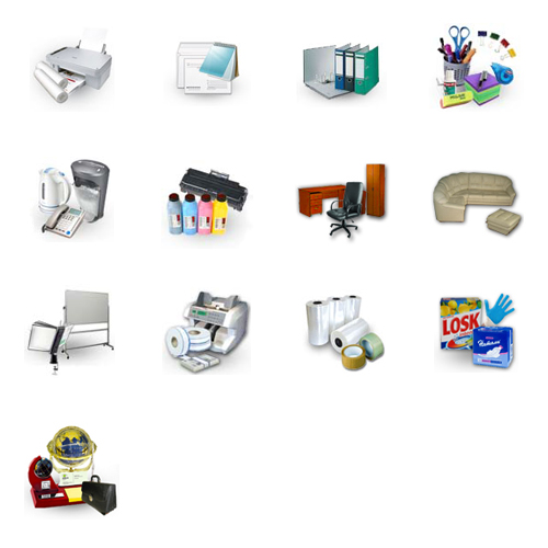 Иконки для сайта "Бумажный мир"