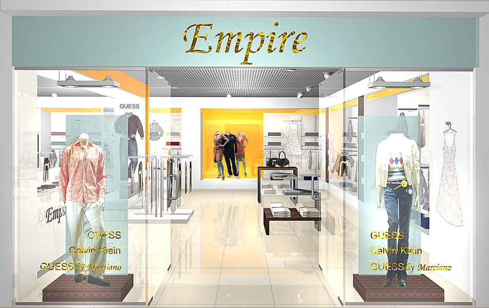 Бутик "Empire" в ТЦ "Гермес-Плаза" г.Екатеринбург