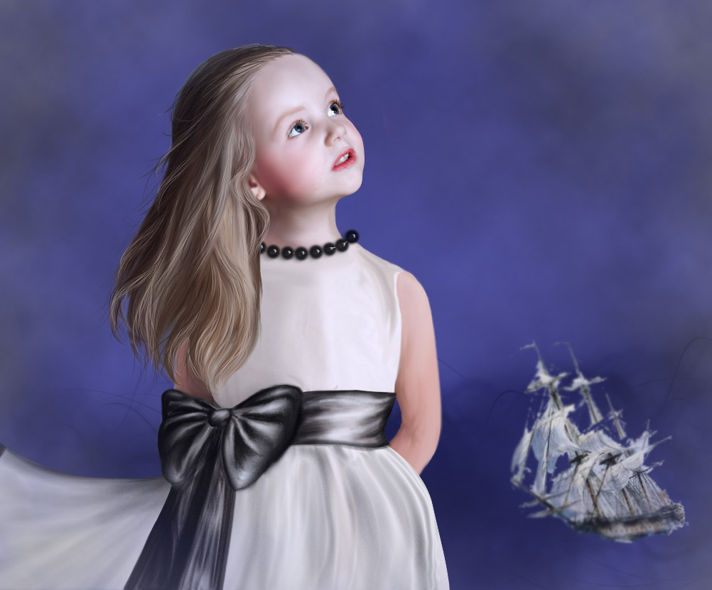 Девочка в облаках