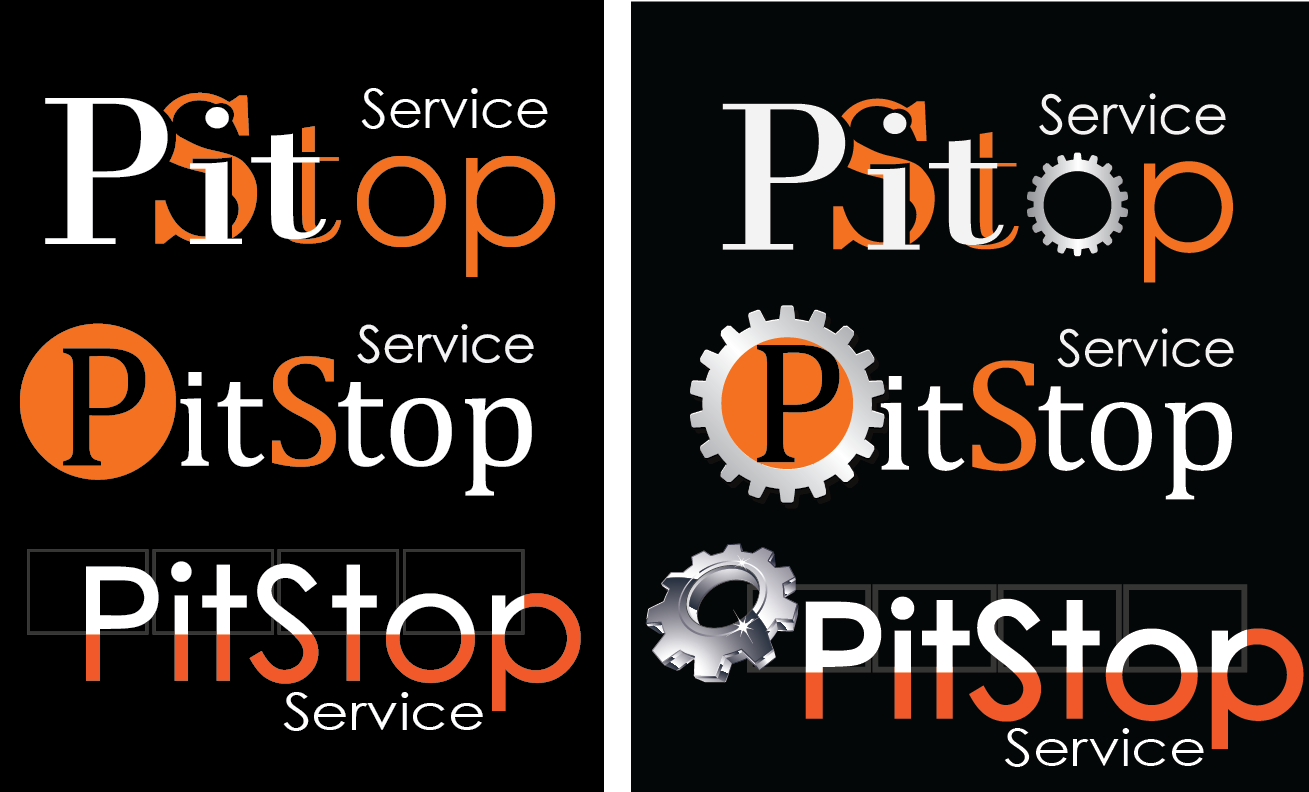 Логотипы для компании "PitStop"