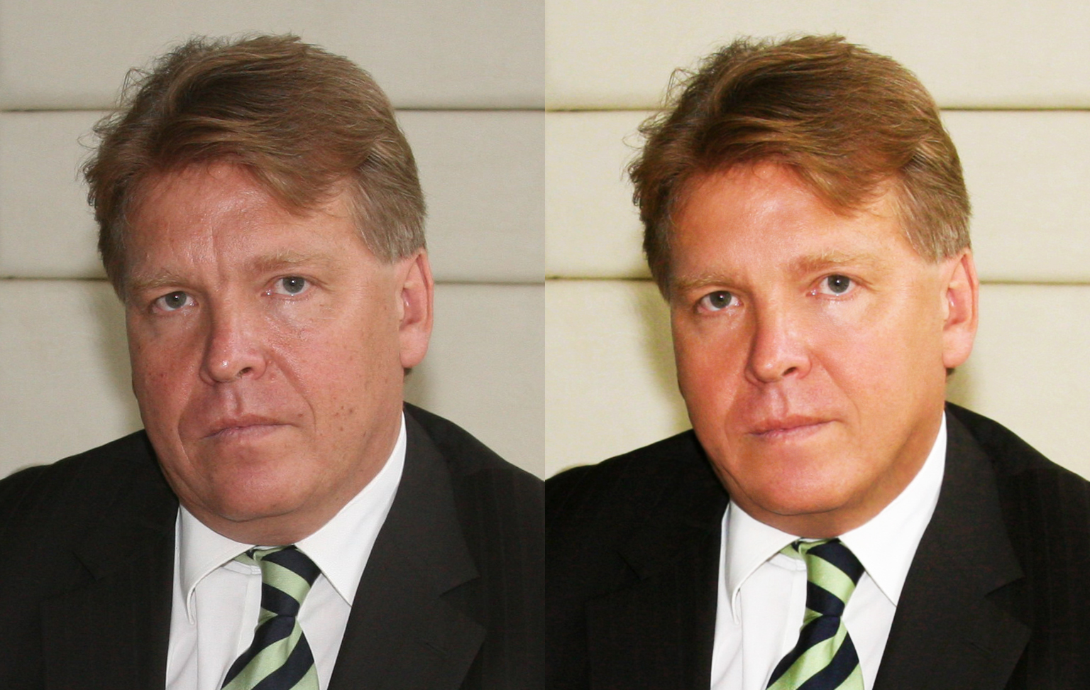 Мужчина - омоложение, ретушь