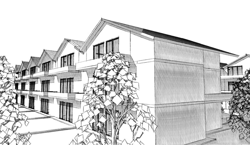 Таунхауз, концепция для коттеджного посёлка в г.Ростов на Дону