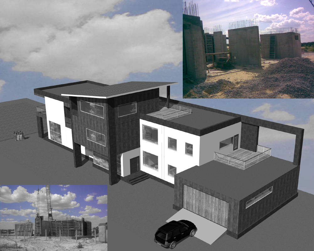 частный жилой дом "функционализм"