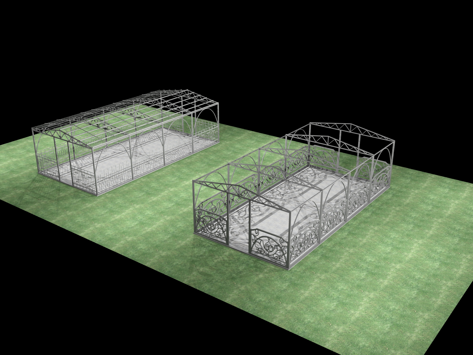 Конструкция летнего кафе