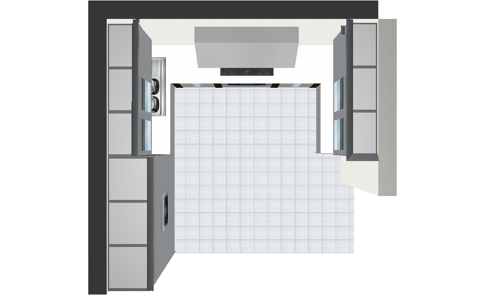 1 вид кухни сверху
