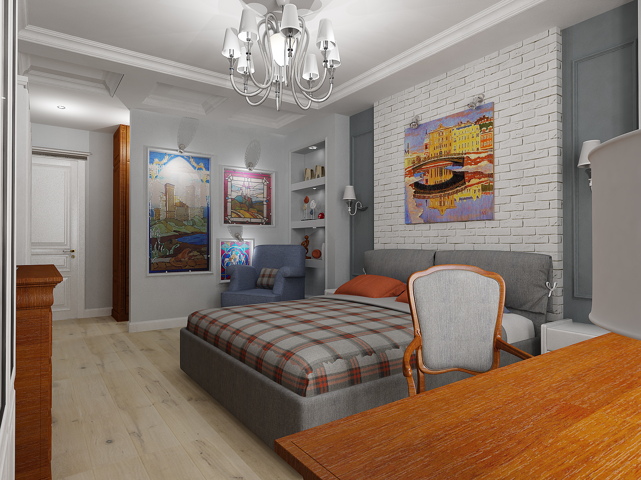 квартира в Сколково  детская спальня