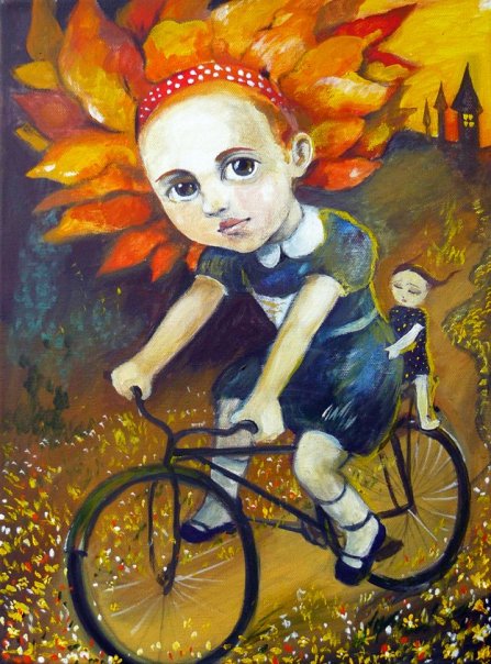 На велосипеде