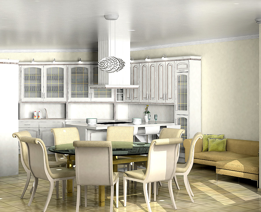 3 D визуализация-Kuhnya