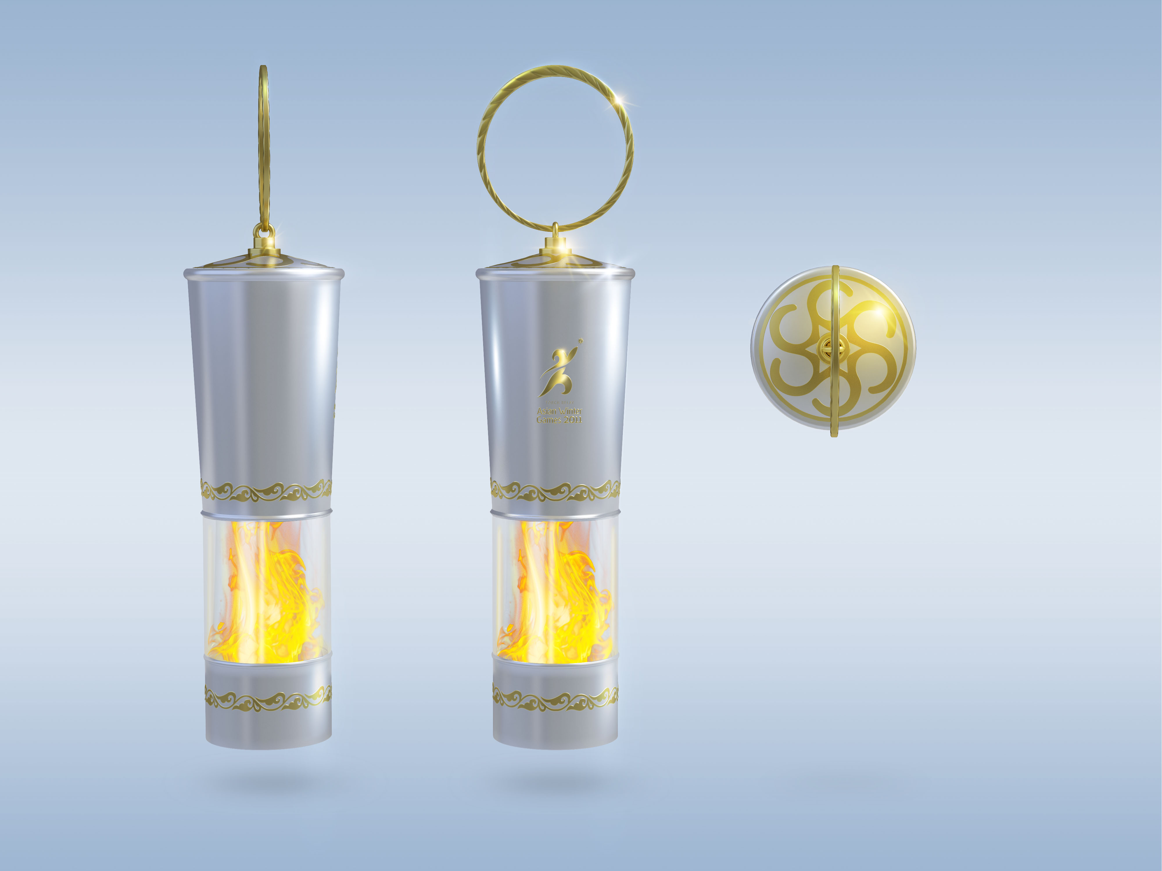 лампада для переноски огня для зимних игр 2012 года