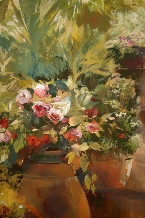 роспись ротонды в частной квартире