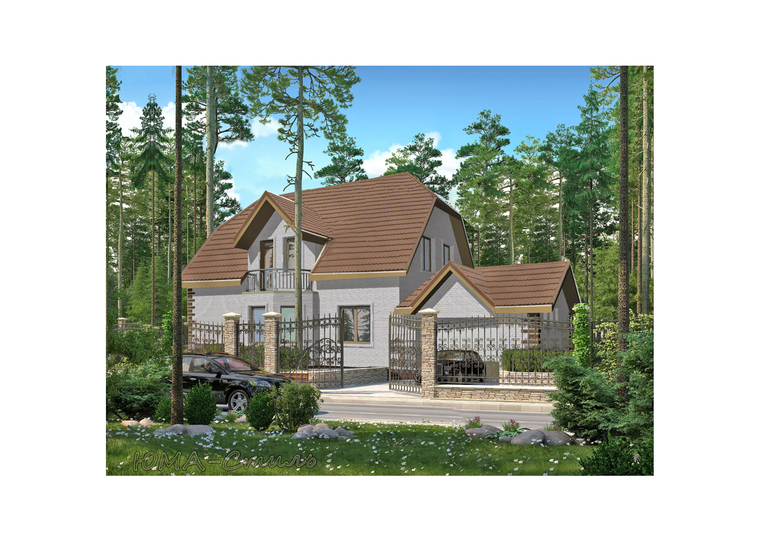 Экстерьер коттеджа